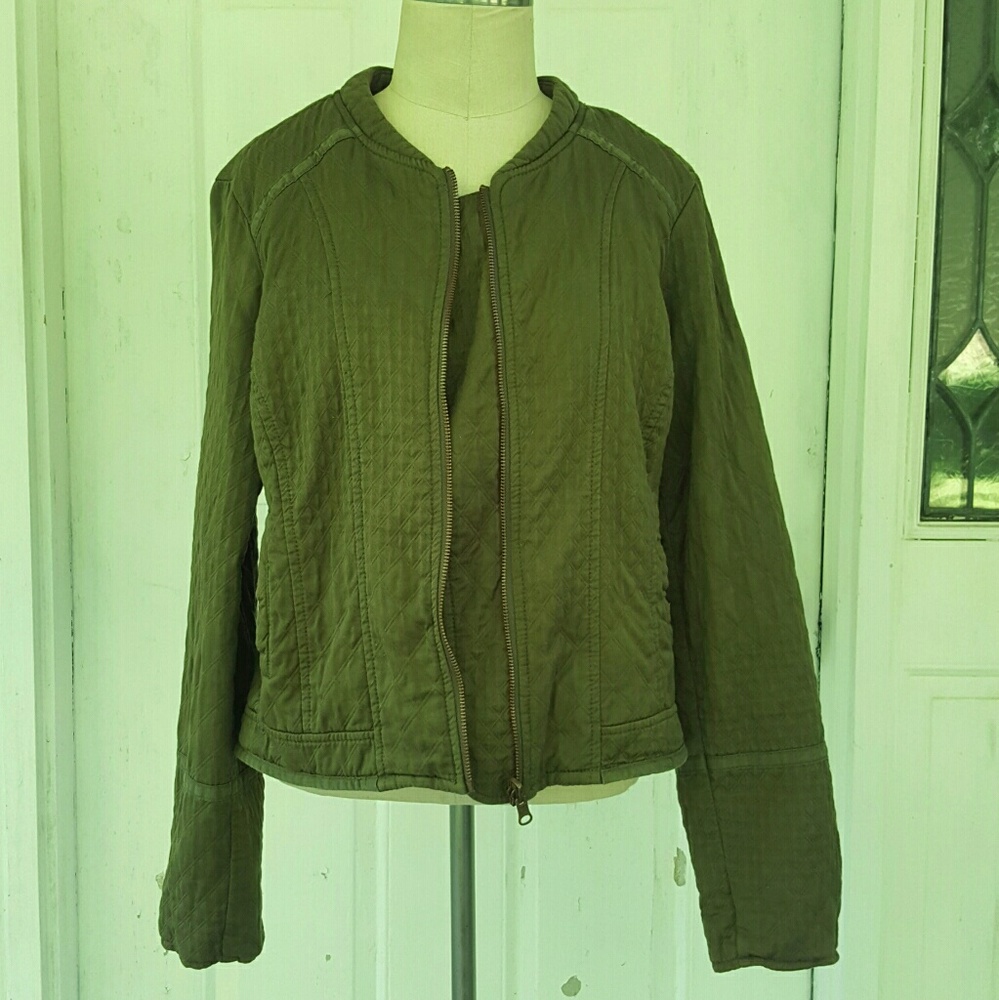 Anthropologie zip up jacket